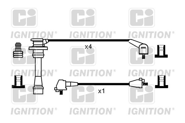 QUINTON HAZELL Süütesüsteemikomplekt XC640